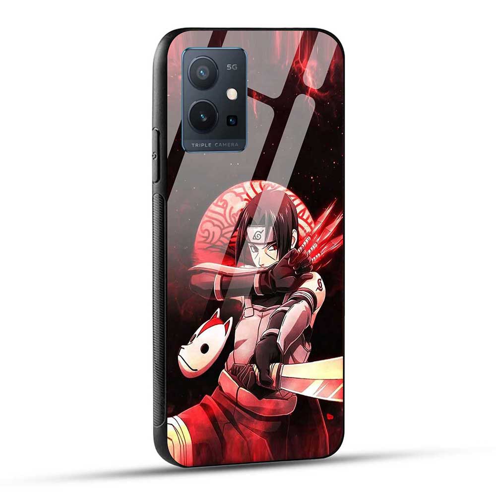 Vivo T1 5G / Vivo Y75 5G / iQOO Z6 5G Back Cover Itachii Glass Case