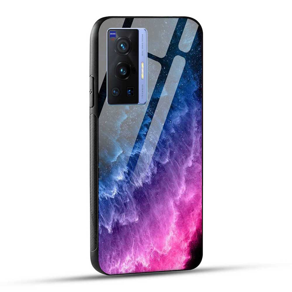 VIVO X70 Pro Back Cover Abstract Colorful Glass Case