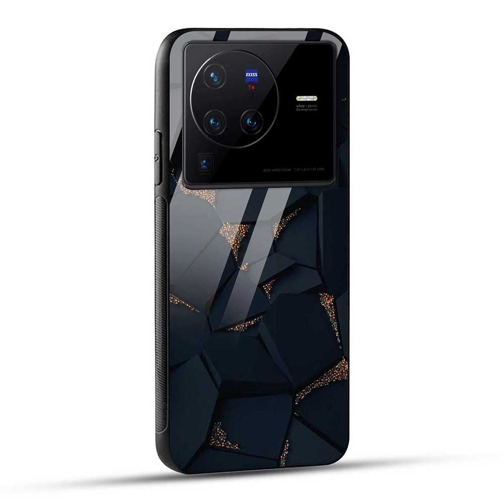 Vivo X80 Pro 5G Back Cover Texture Glass Case