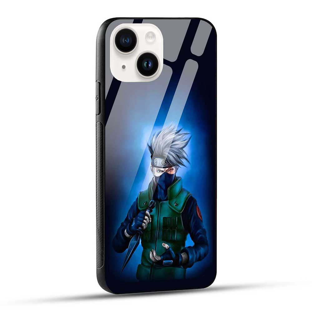 iPhone 14 Back Cover Kakashii Hatakee Glass Case