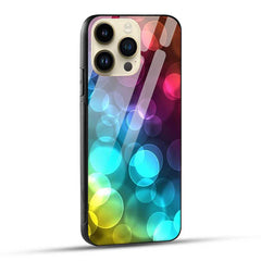 iPhone 14 Pro Max Back Cover Shining Bubble Glass Case