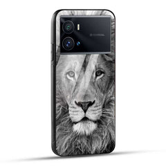 iQOO 9 Pro 5G Back Cover Lion Glass Case