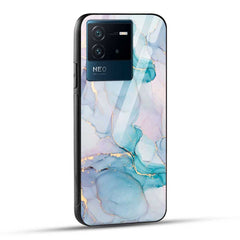 iQOO Neo 6 5G Back Cover Blue Marble Glass Case