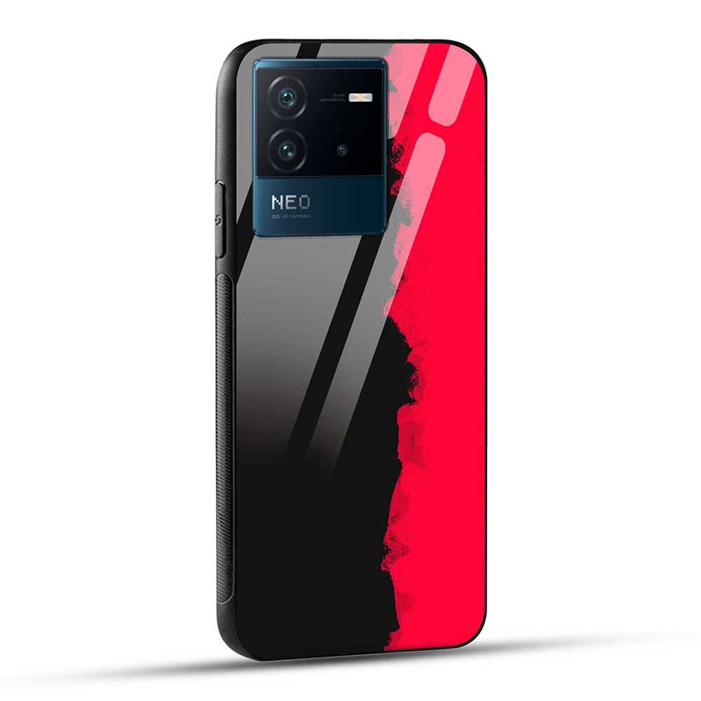 iQOO Neo 6 5G Back Cover Red Side Glass Case