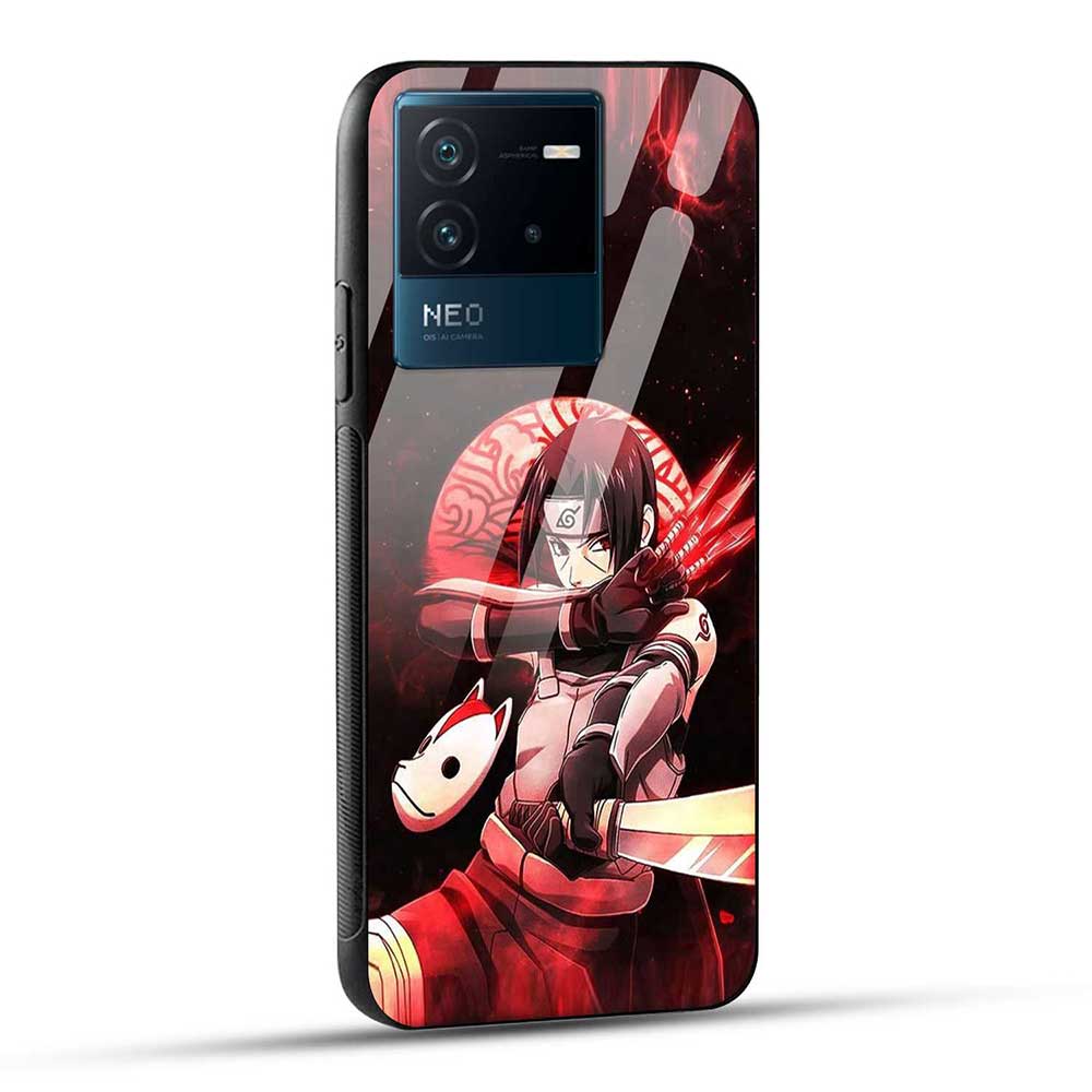 iQOO Neo 6 5G Back Cover Itachii Glass Case