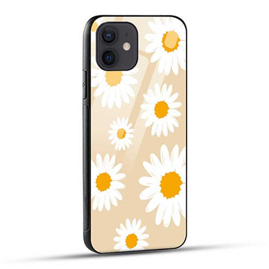 Yellow Daisy Cute Flower Glass Case